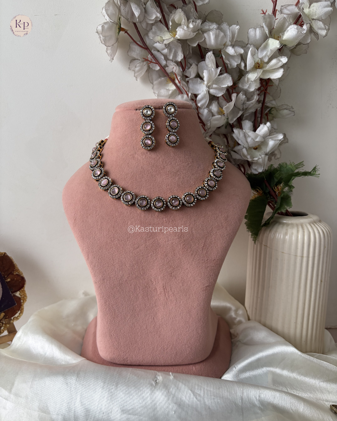 Faria Mehendi Polish Kundan neckset