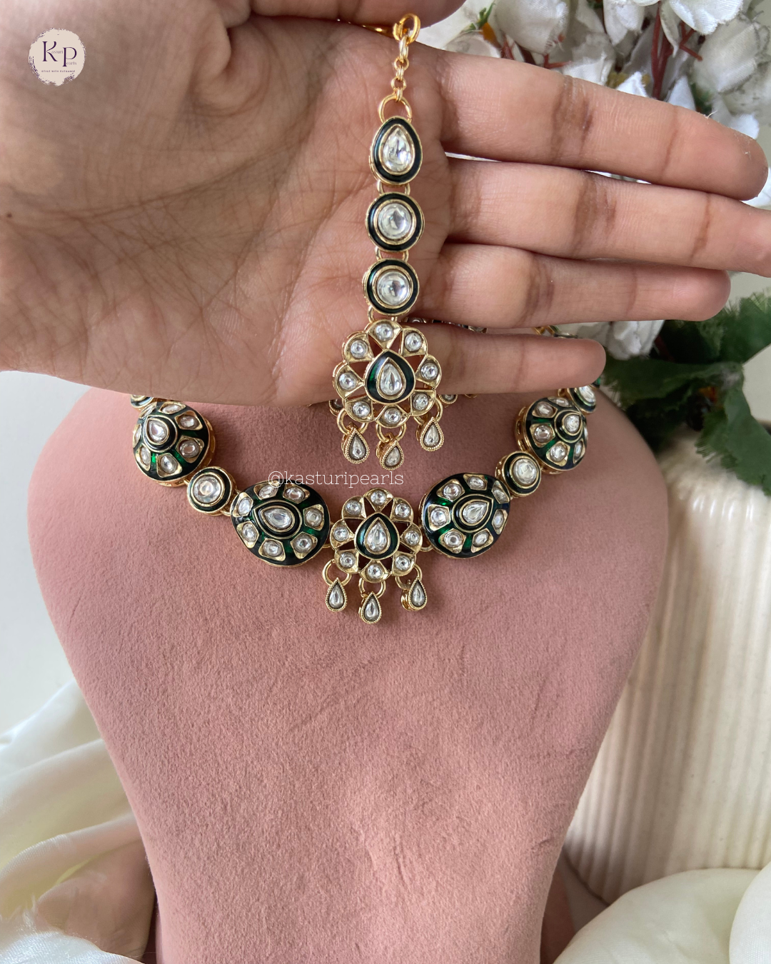 Garima Polki Kundan Neckset