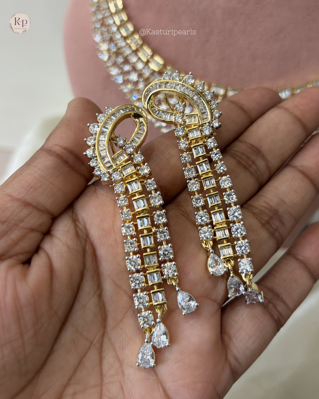 Godavari gold polish neckset