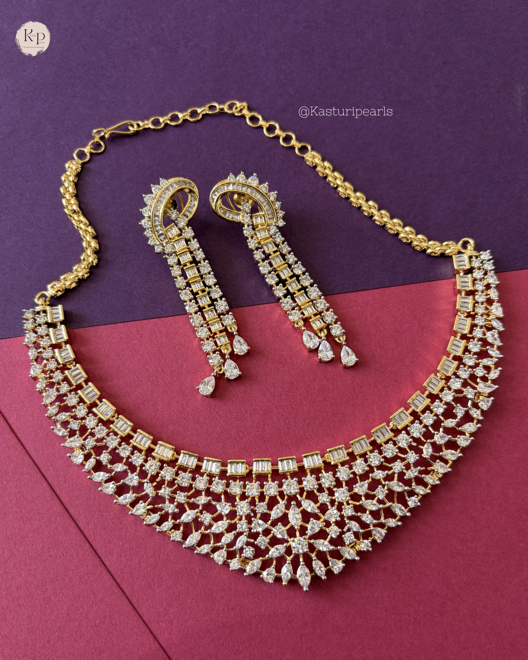 Godavari gold polish neckset