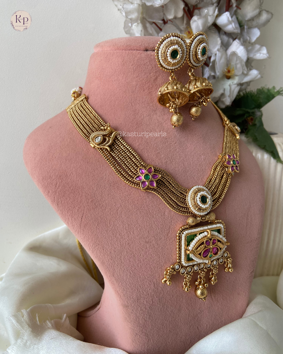 Sadhvi Heritage Chain Neckset