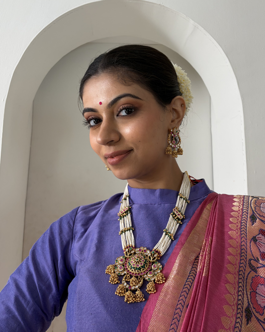 Neelam Antique Heritage Necklace set