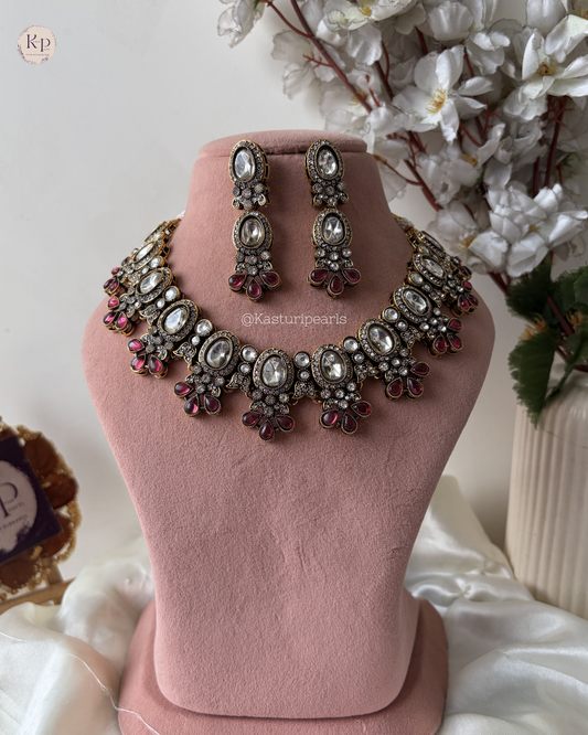 Hania Mehendi Polish Kundan Neckset