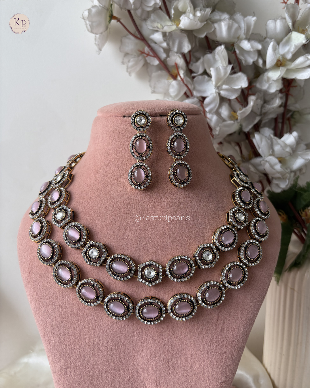 Harshida Mehendi Polish Kundan Neckset