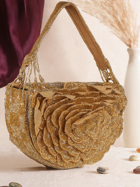 Rose Flap Clutch