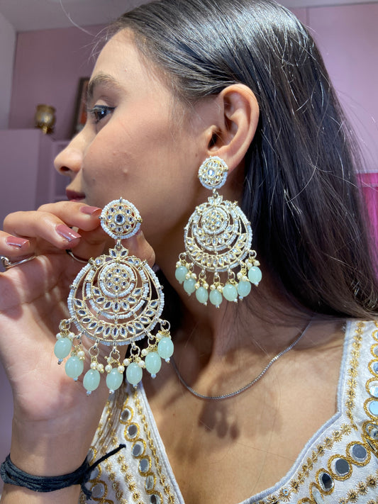 Kreena kundan chandbali