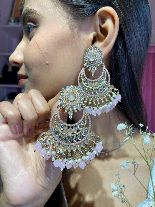 Kruti Kundan earrings