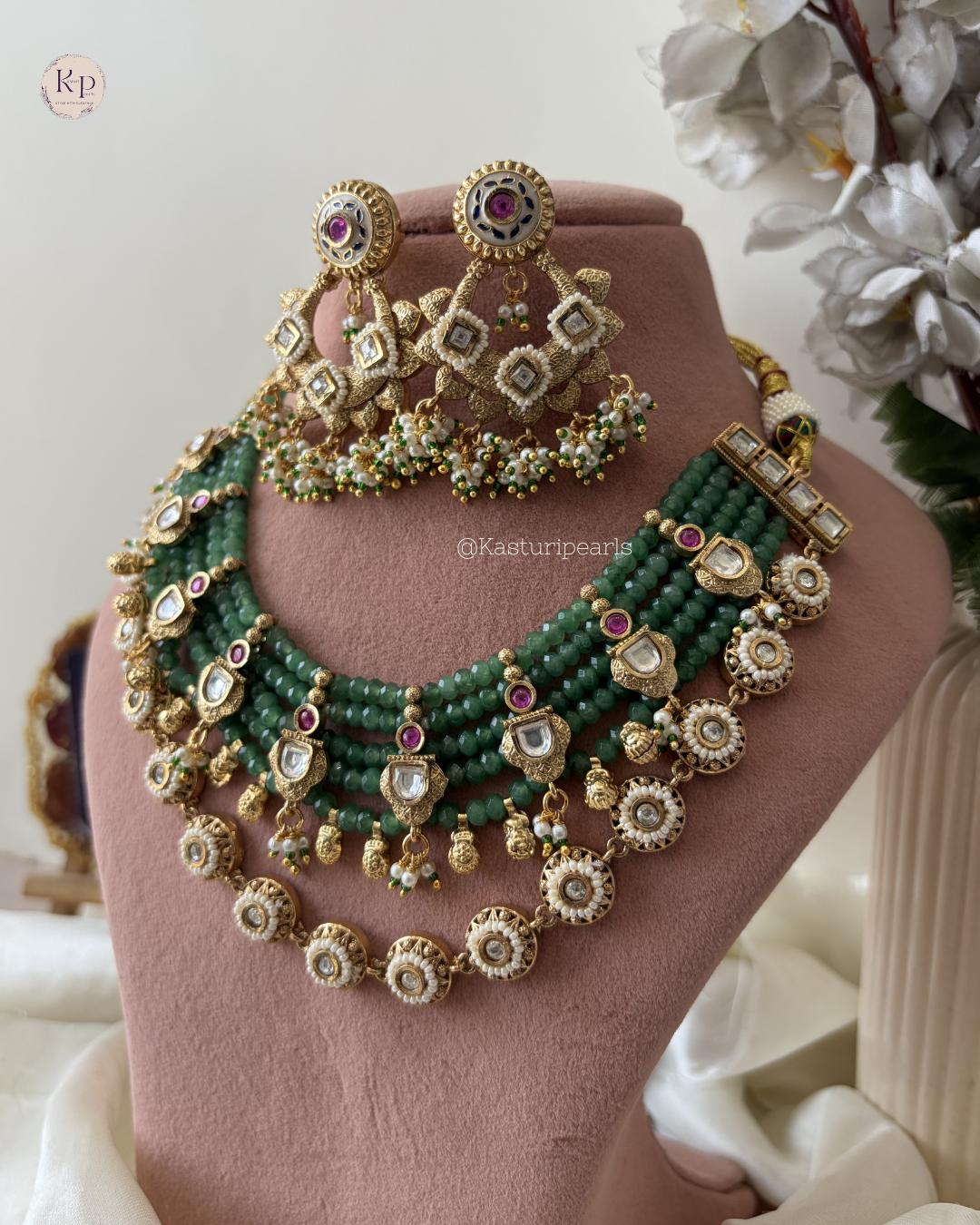 Jasmine Antique Heritage Necklace set