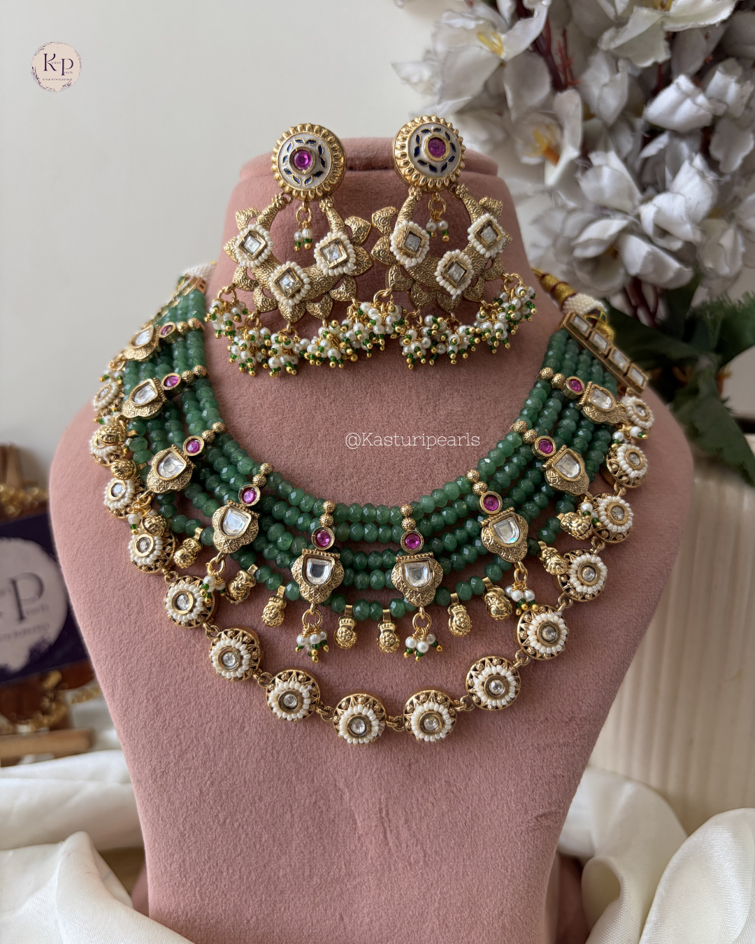 Jasmine Antique Heritage Necklace set