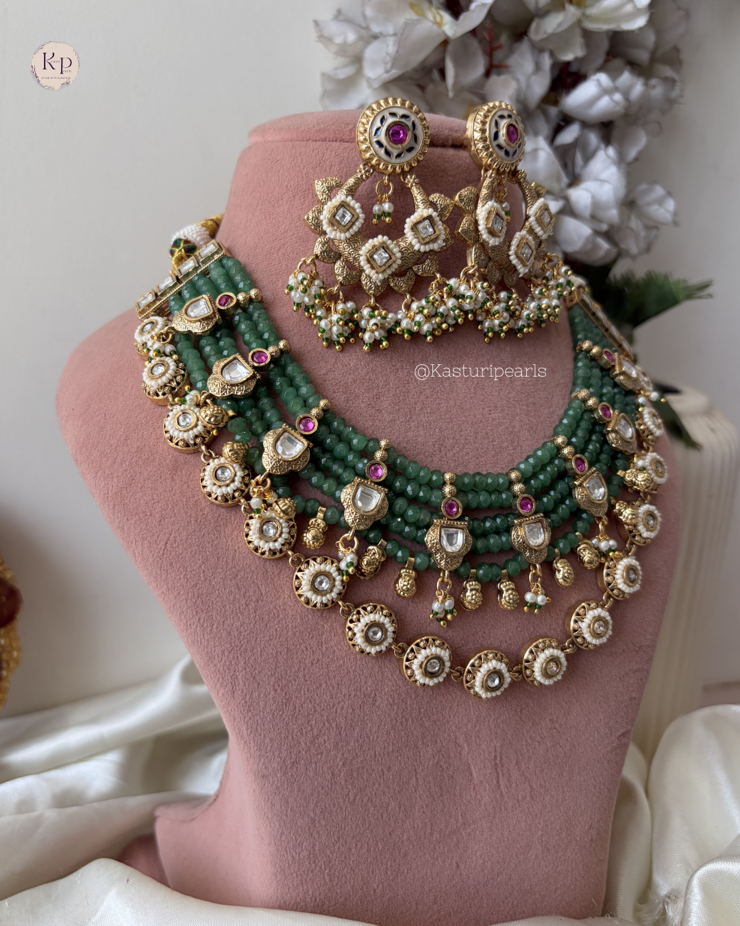 Jasmine Antique Heritage Necklace set