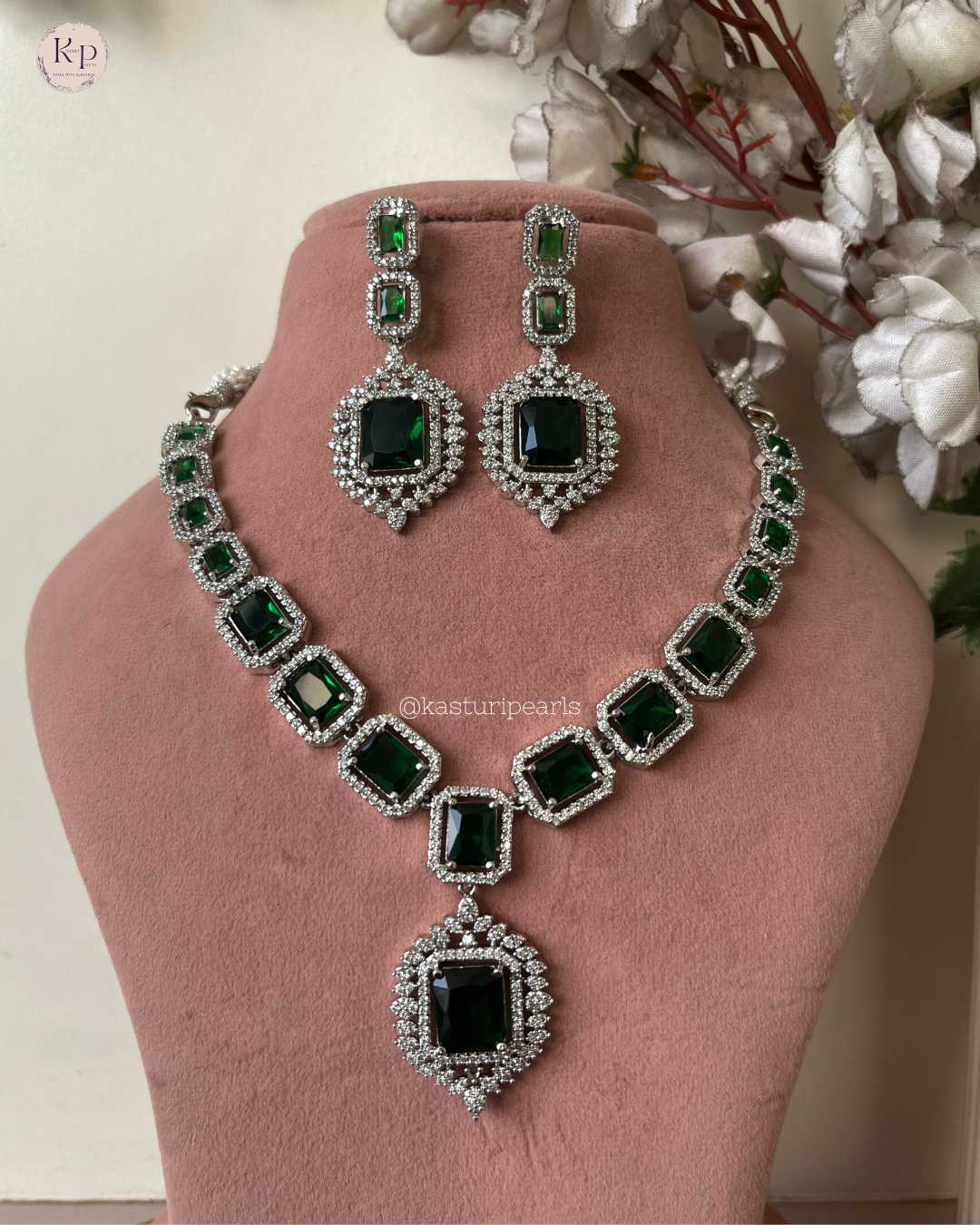 Jennie American Diamond Necklace set
