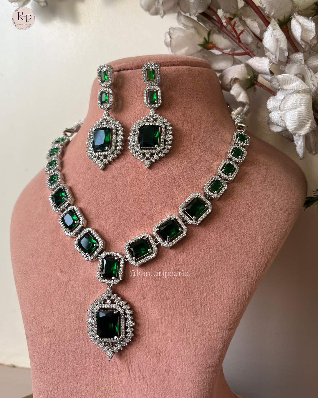 Jennie American Diamond Necklace set