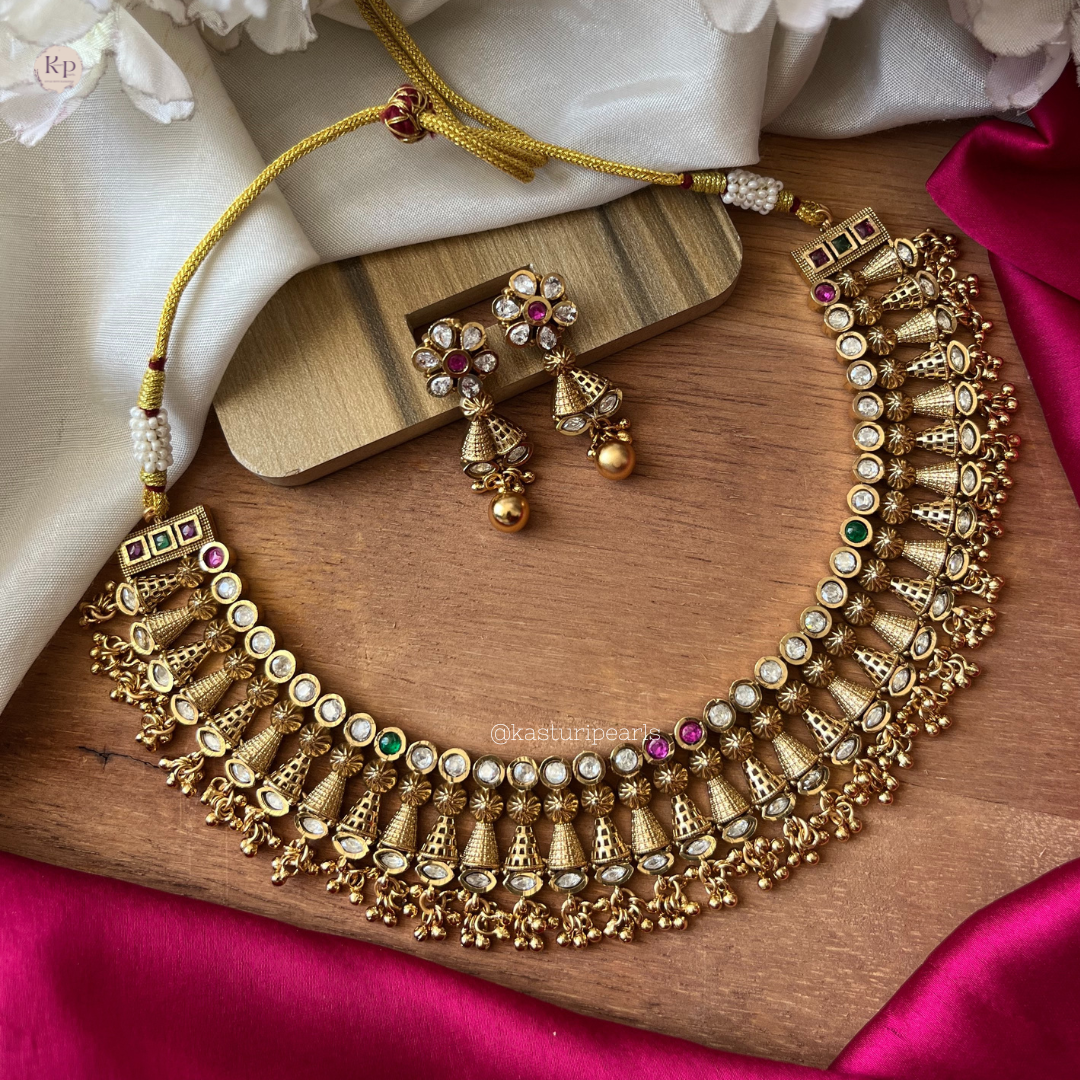 Jivika Antique Copper Neckset