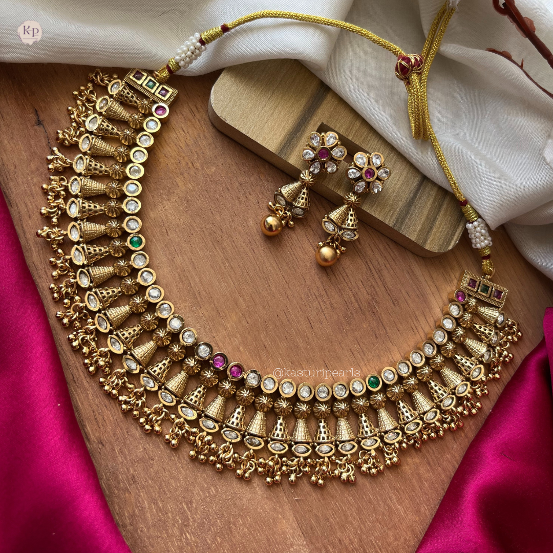 Jivika Antique Copper Neckset