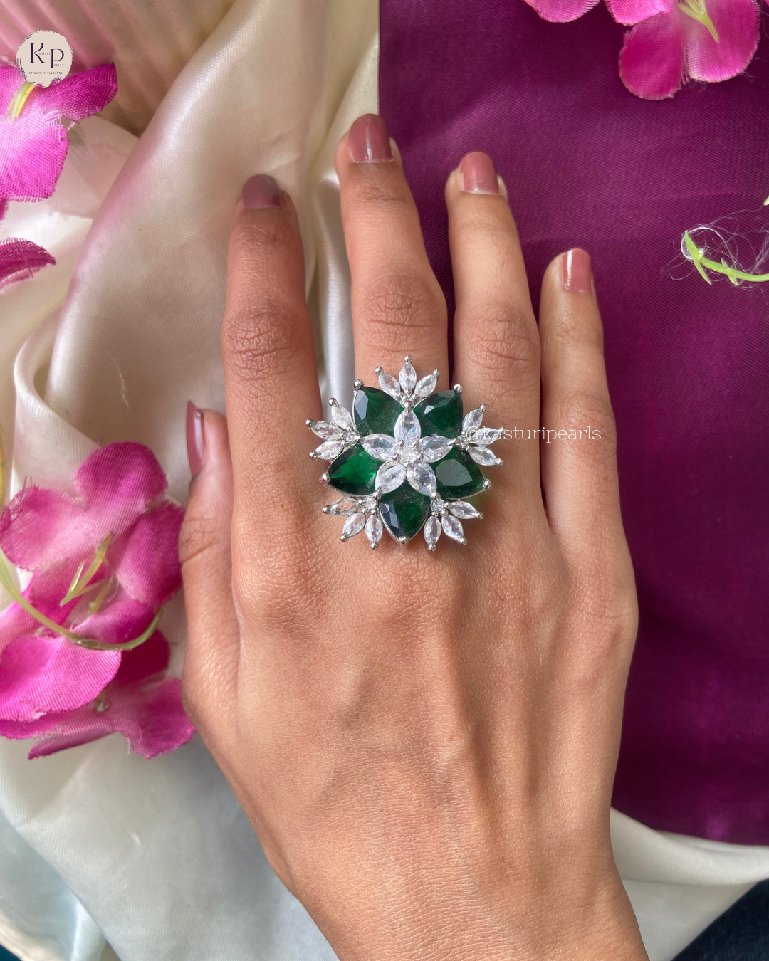 Juli American Diamond Ring