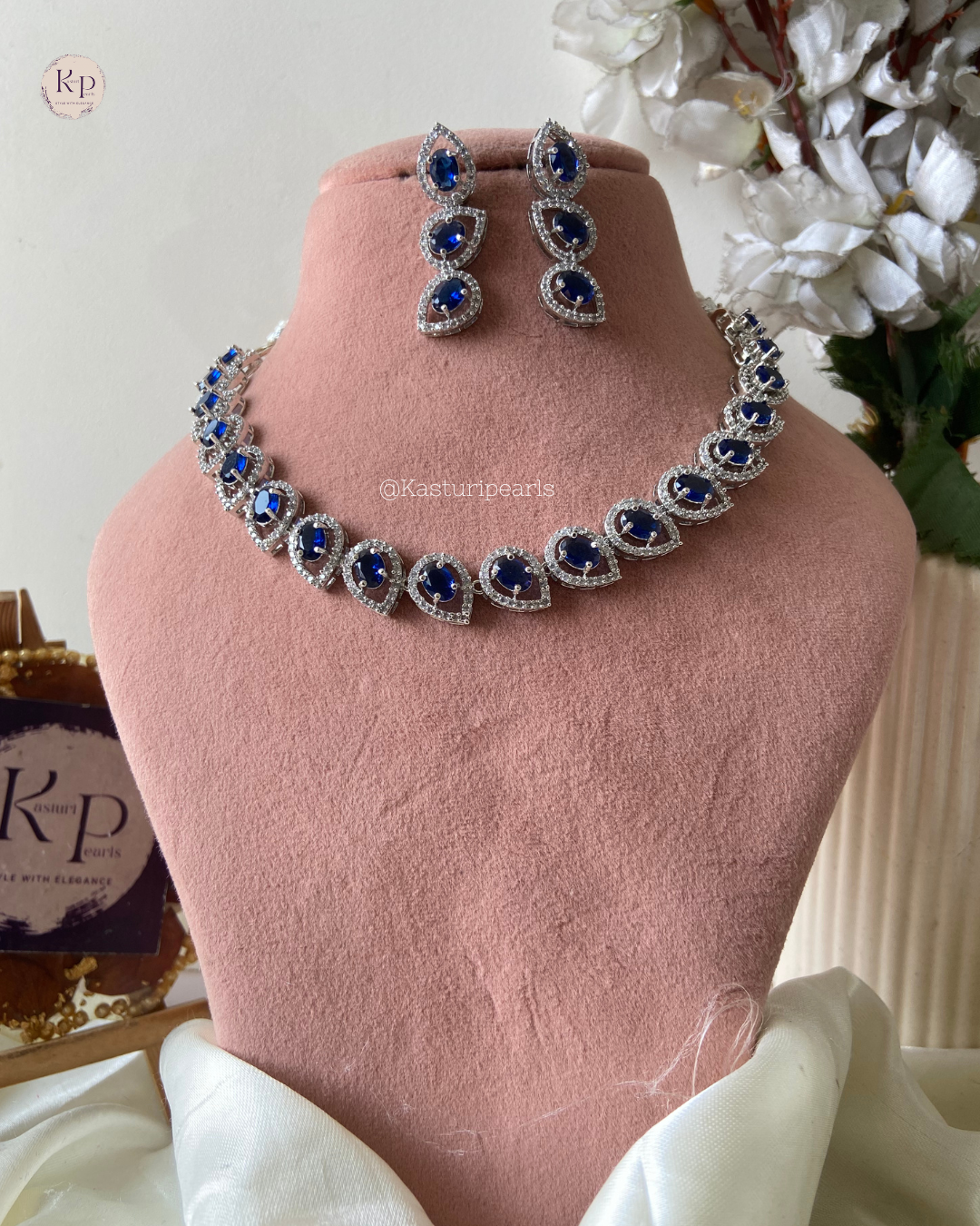 Kaveri Blue AD Neckset