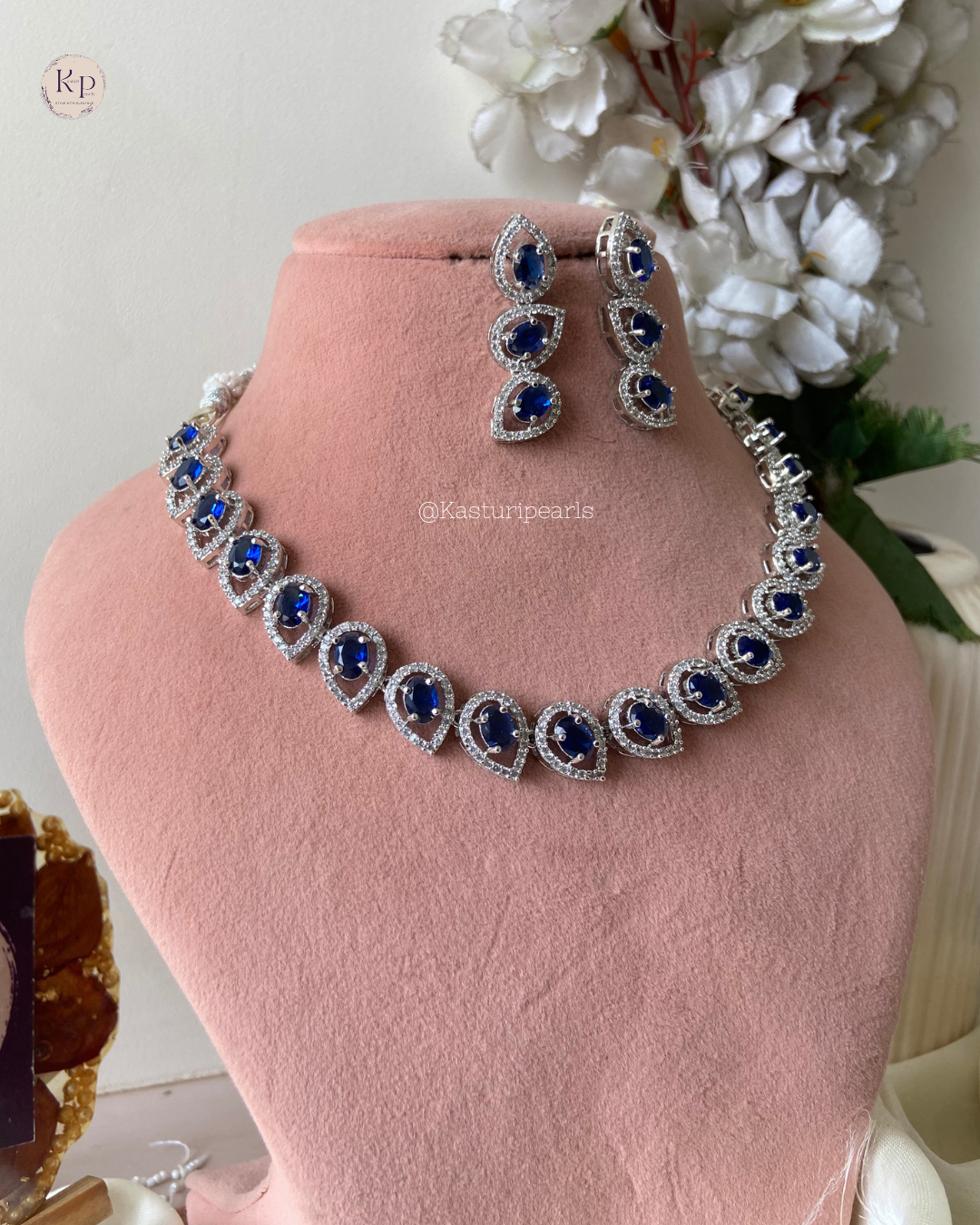 Kaveri Blue AD Neckset