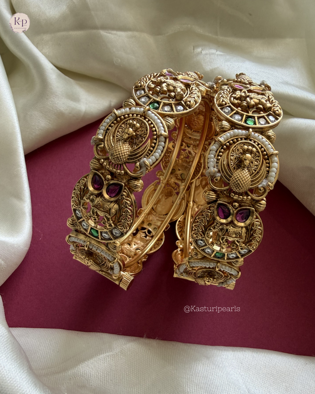 Khyati Antique Brass Bangles
