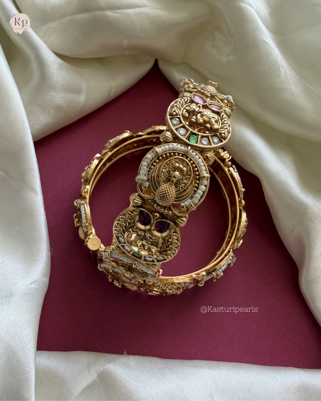 Khyati Antique Brass Bangles