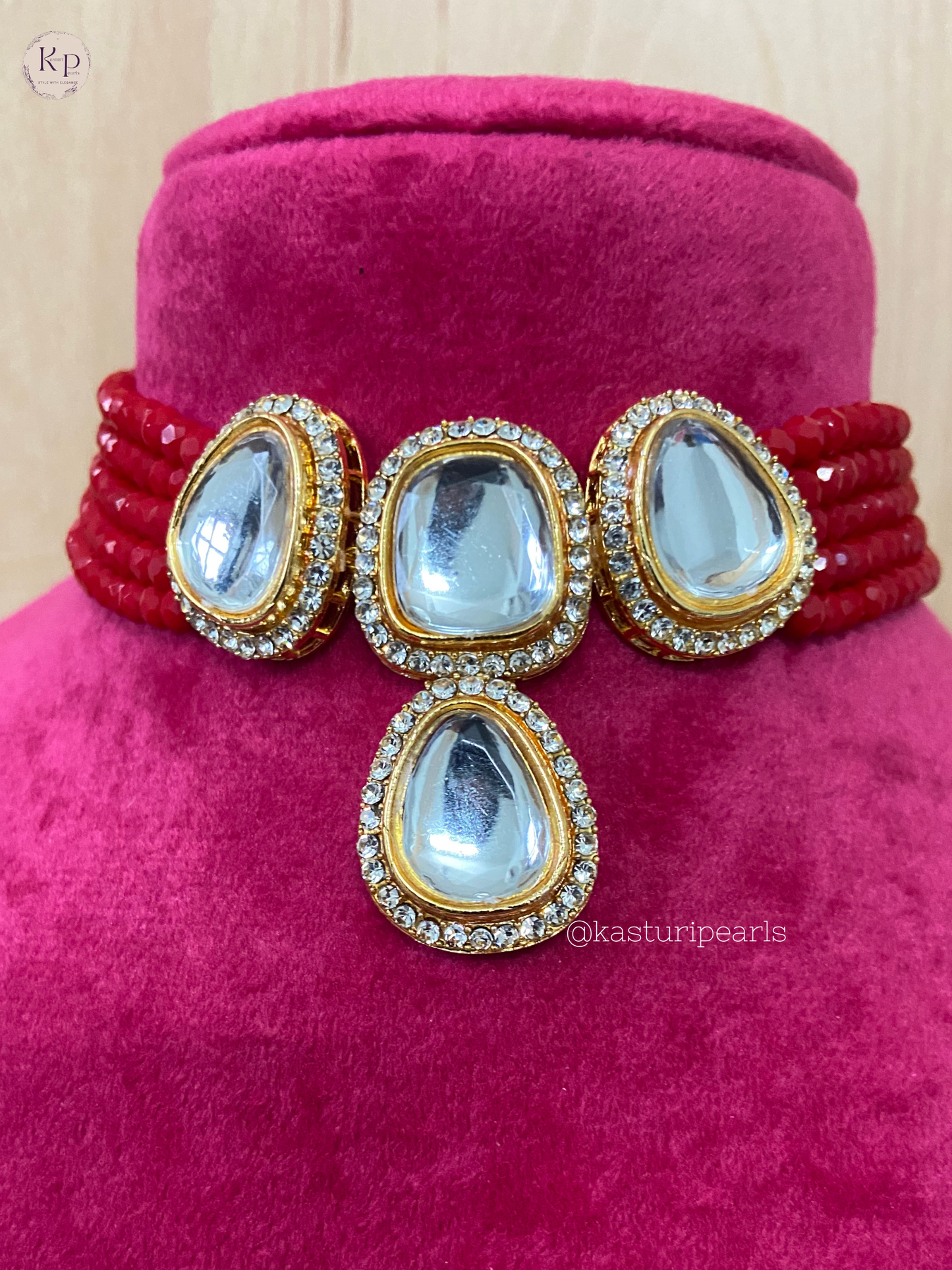 Henna Kundan neck