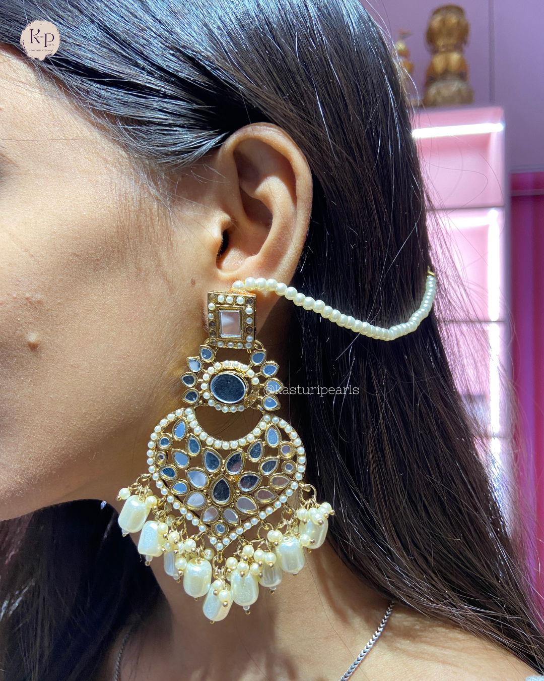 Madhuri Mirror Earrings