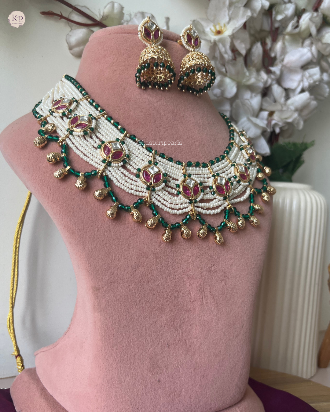 Mahek Moti Necklace set