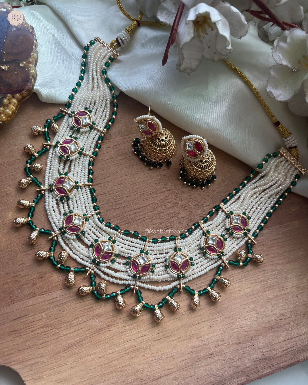 Mahek Moti Necklace set