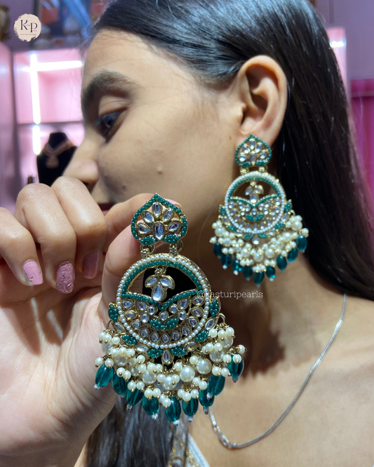 Mahisha Kundan earrings