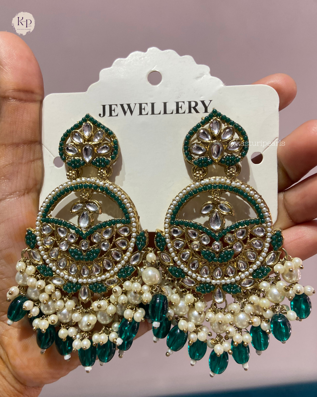Mahisha Kundan earrings