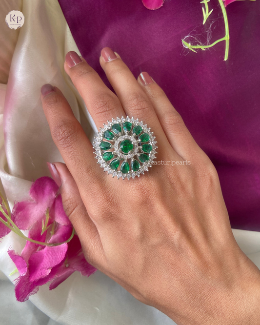 Malinaa American Diamond Ring