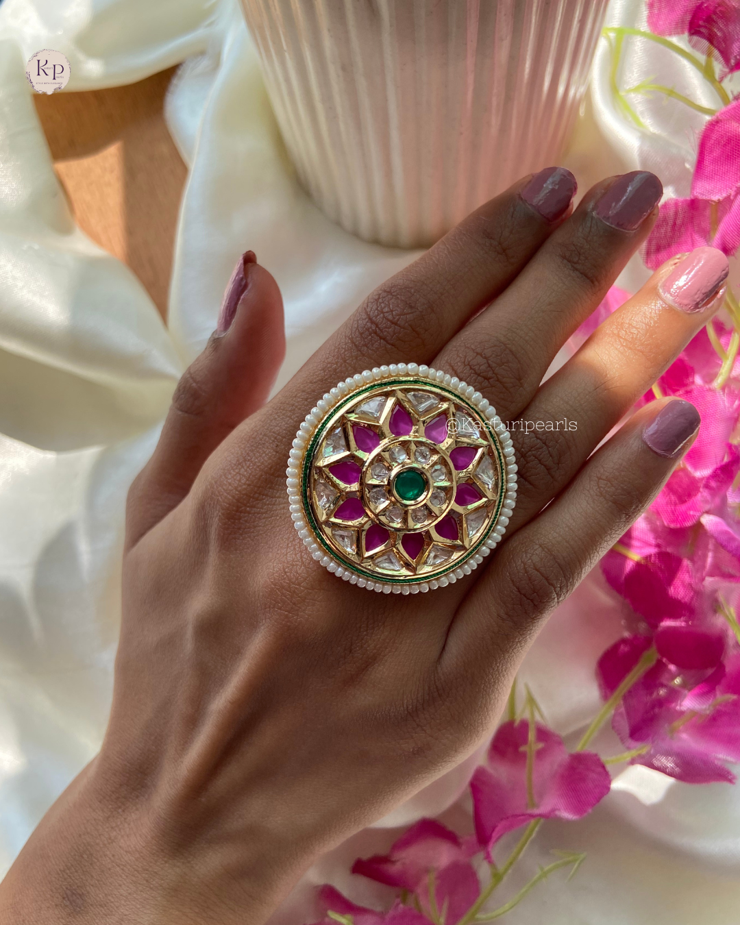 Manisha Antique Copper Ring