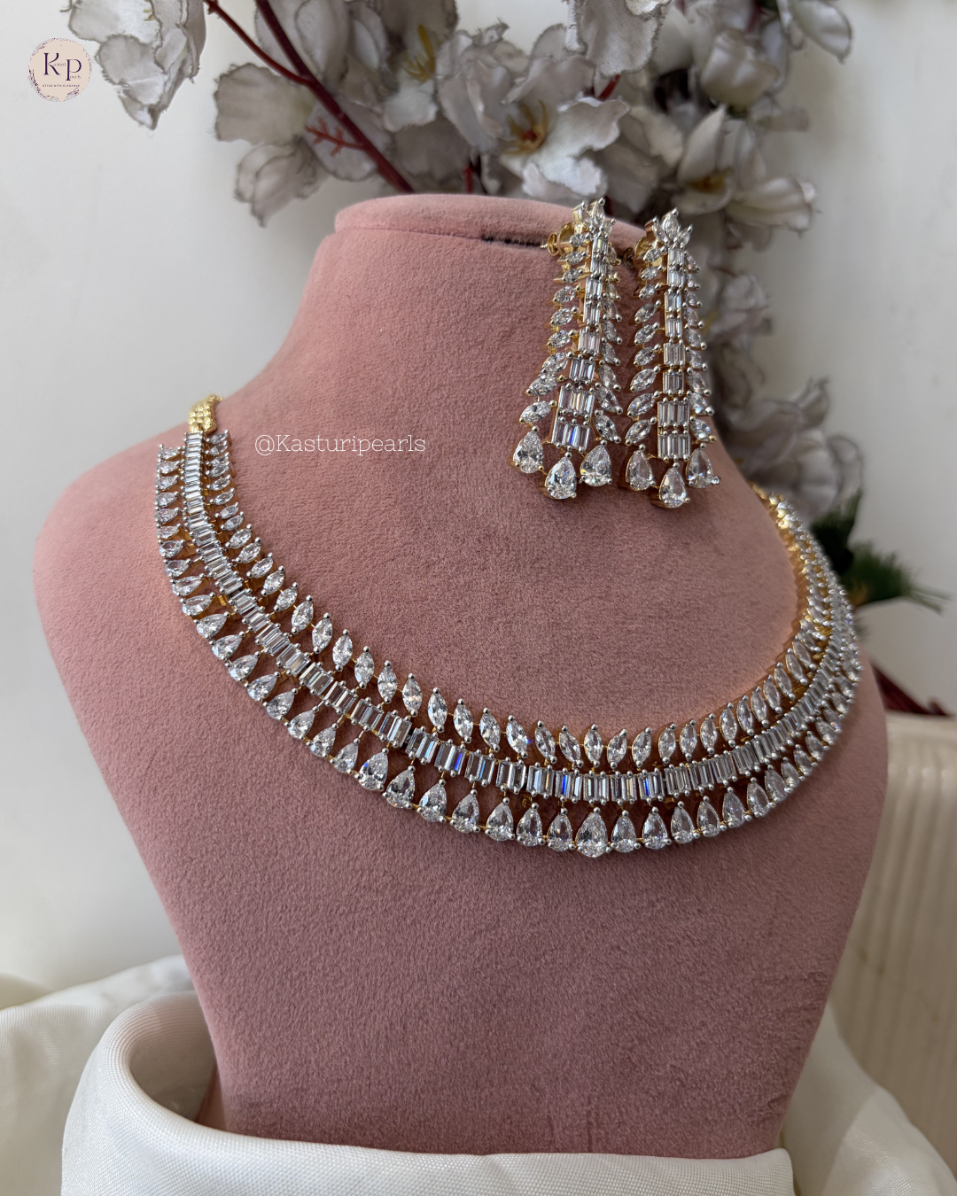 Medha Gold polish Necklace set