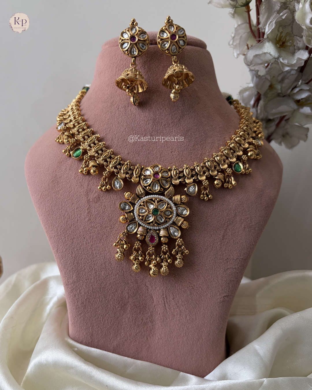 Mithya Antique brass Neckset