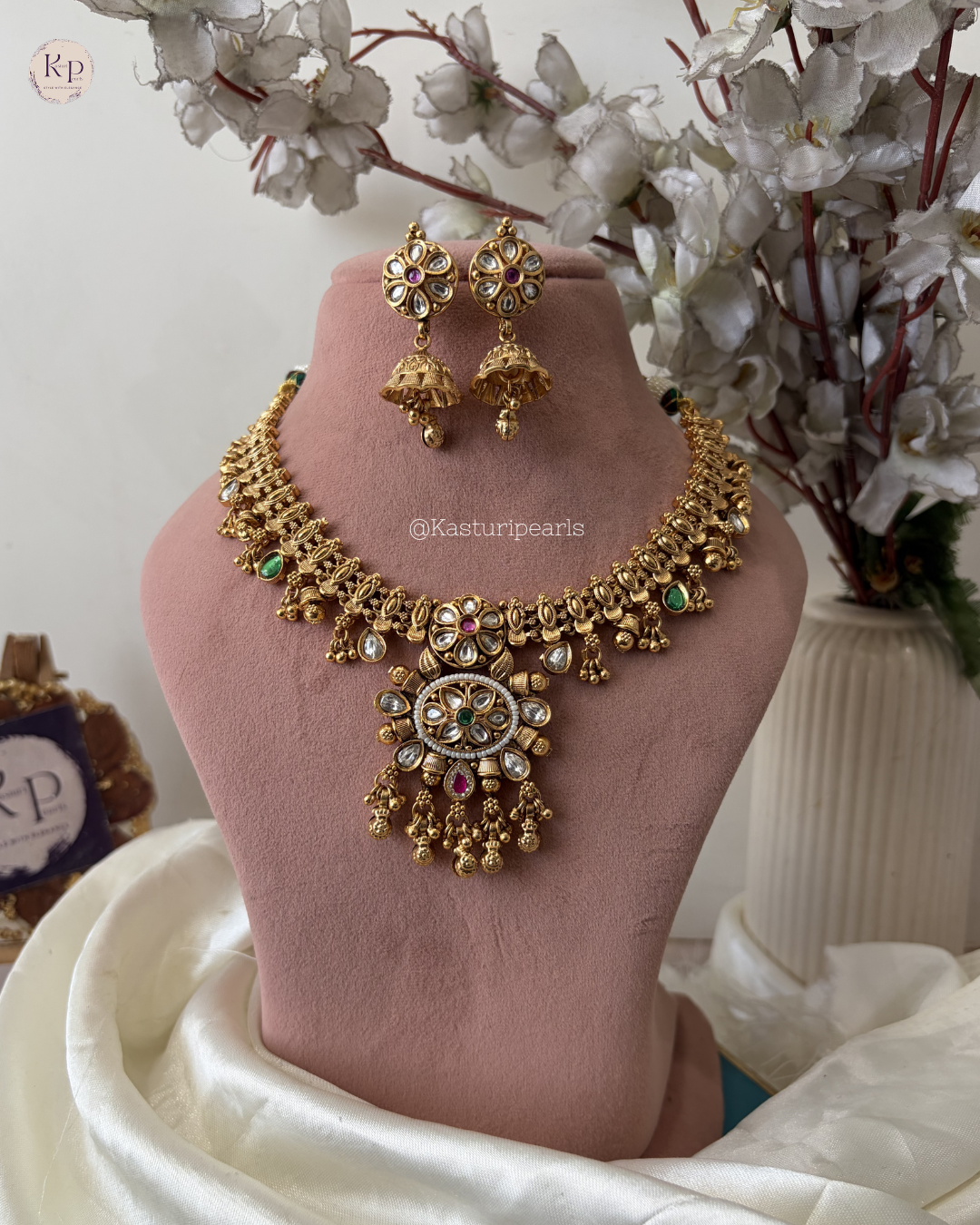Mithya Antique brass Neckset