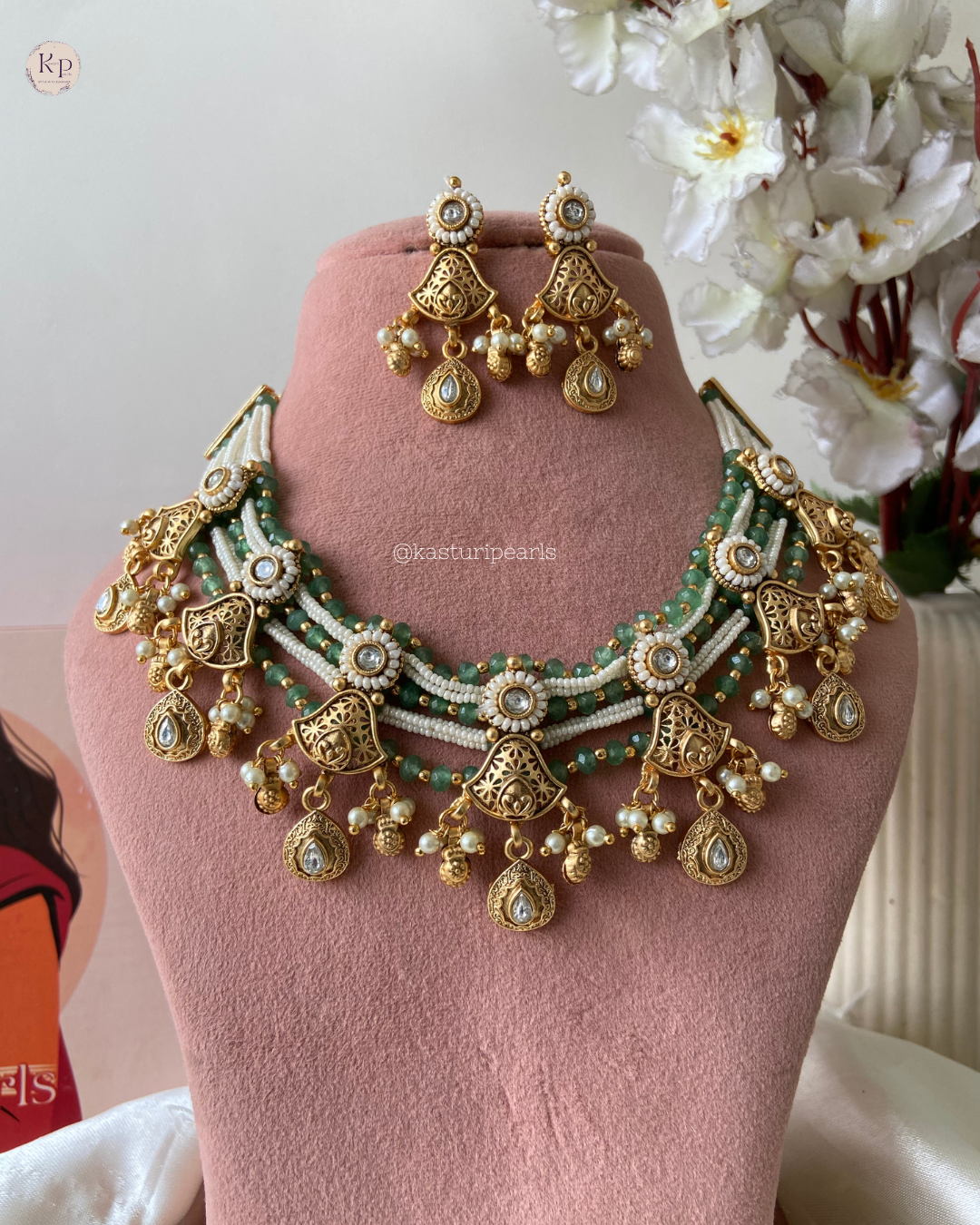 Mohini Antique Copper Necklace Set