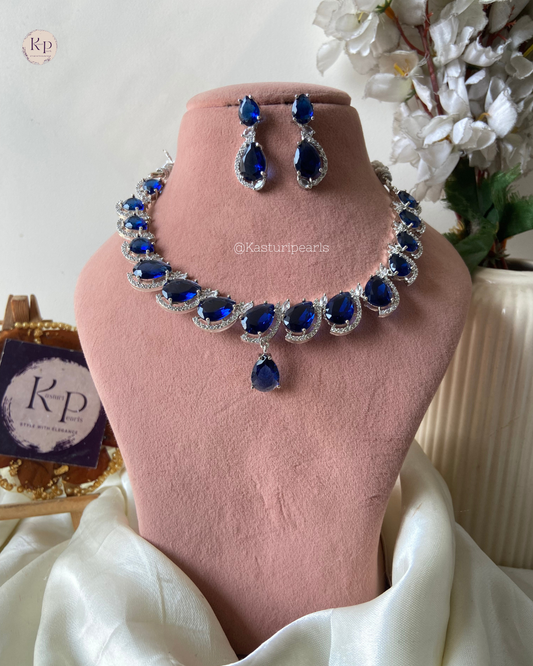Mohini Blue AD neckset