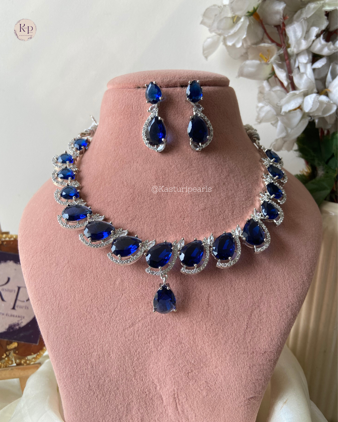 Mohini Blue AD neckset