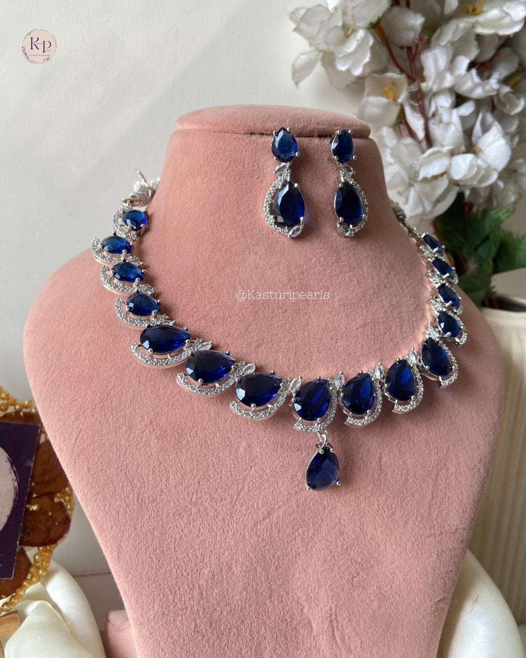 Mohini Blue AD neckset