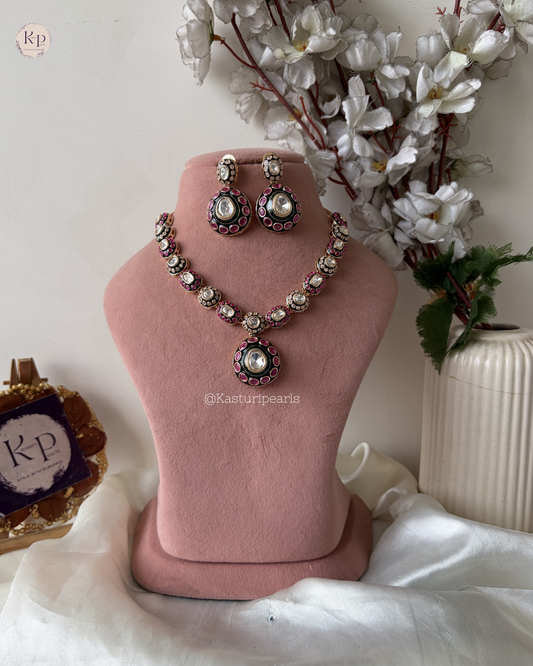 Mukta Moissanite Neckset