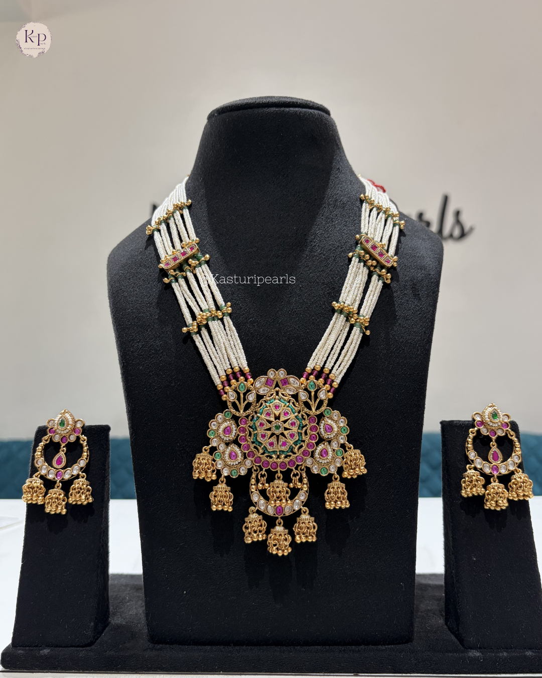Neelam Antique Heritage Necklace set