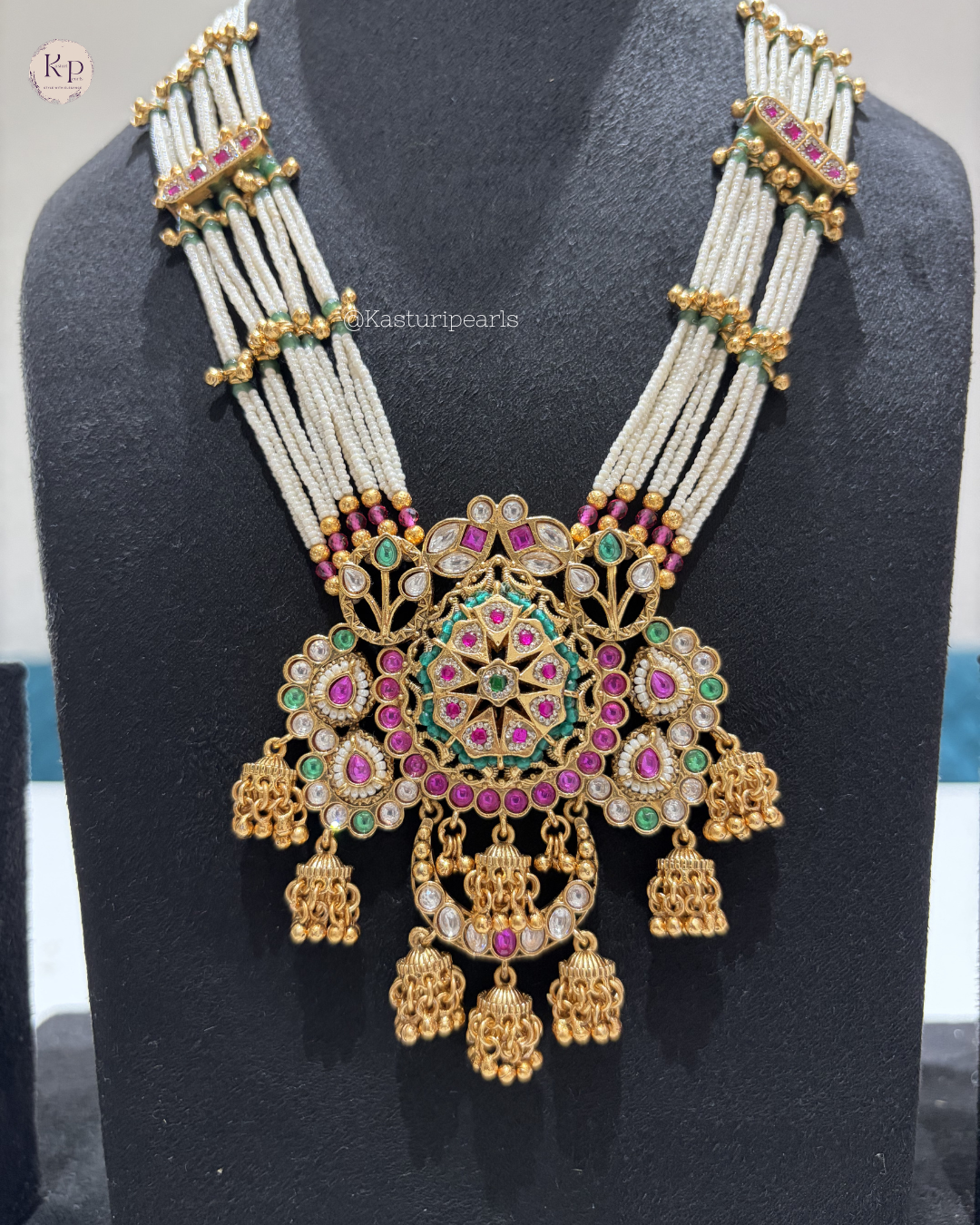 Neelam Antique Heritage Necklace set