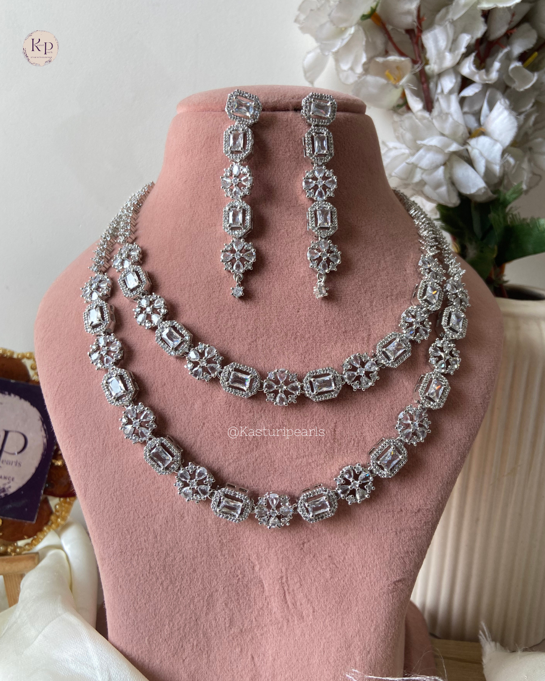 Ranisha AD Necklace set