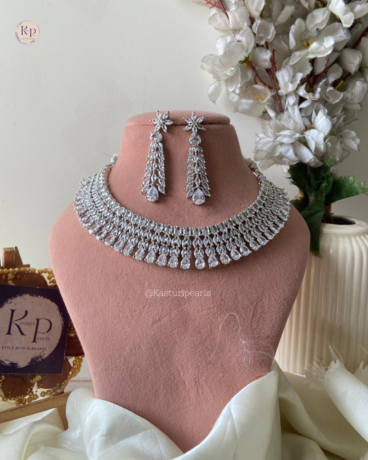 Nishika AD Necklace set