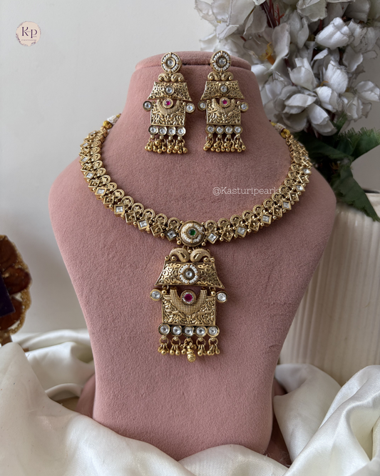 Nishita Antique Heritage Necklace set