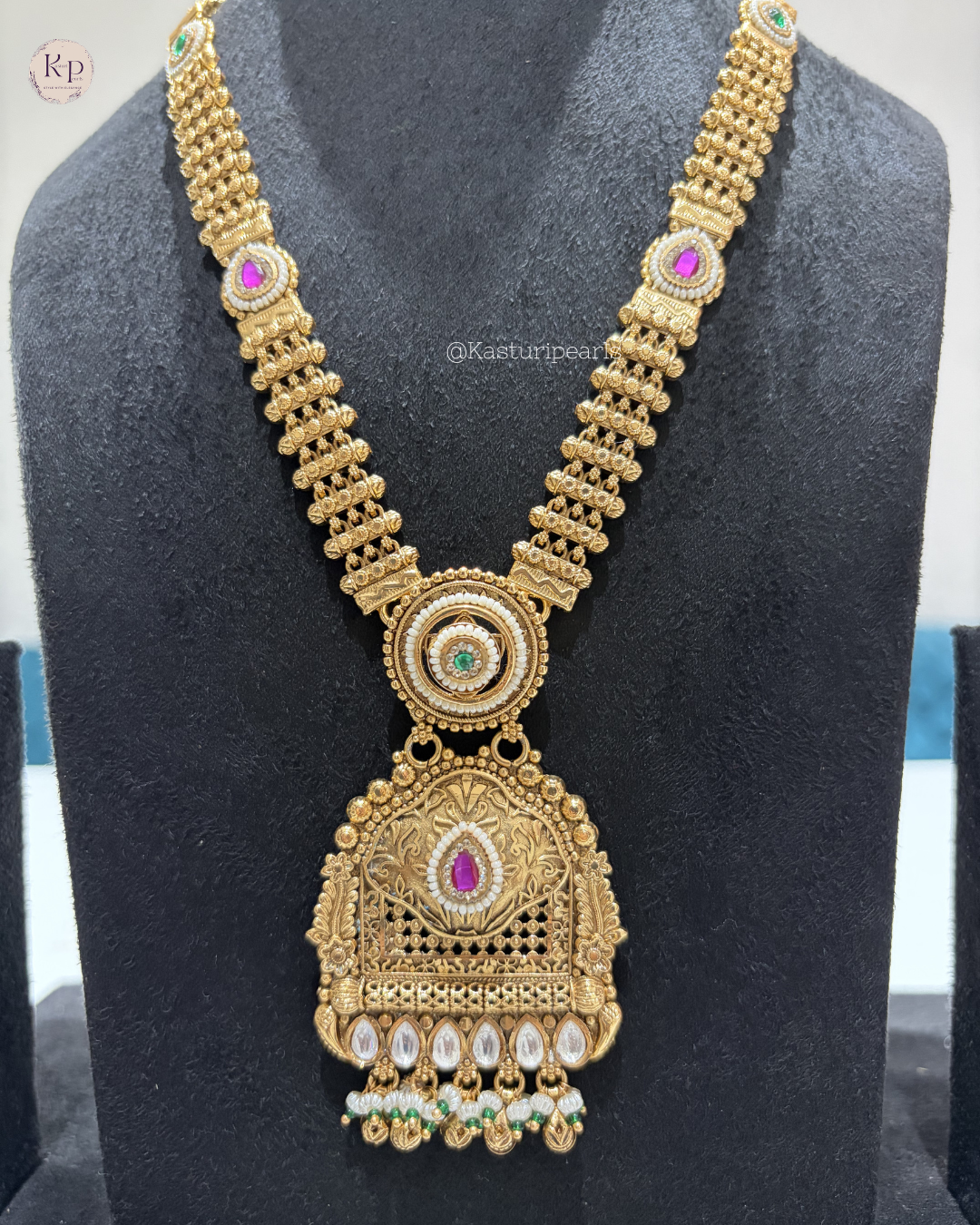 Nishtha Antique Heritage long Neckset