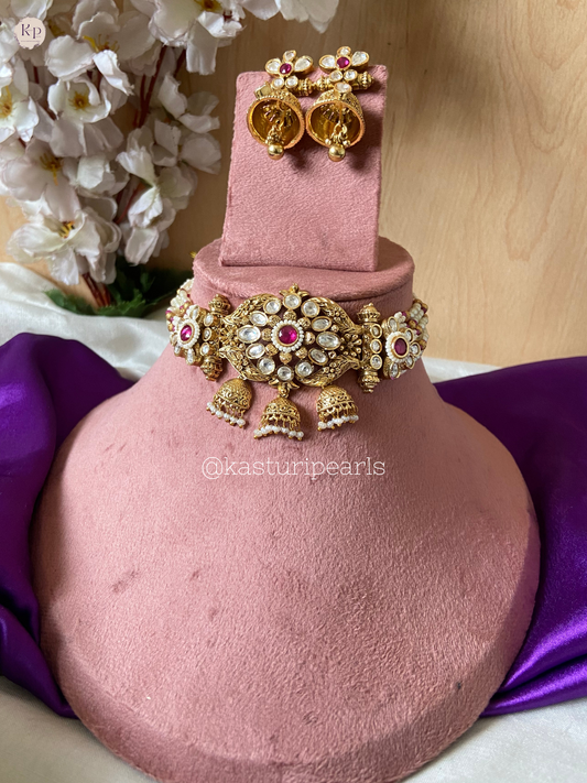 Nitisha Antique coper Neckset