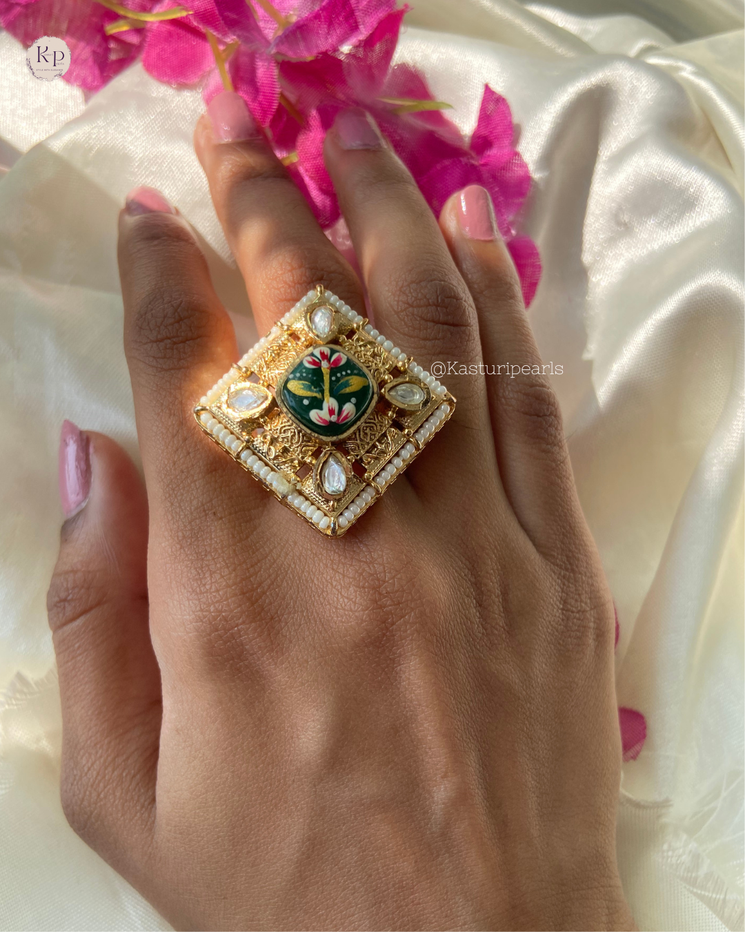 Nitya Antique Copper Ring