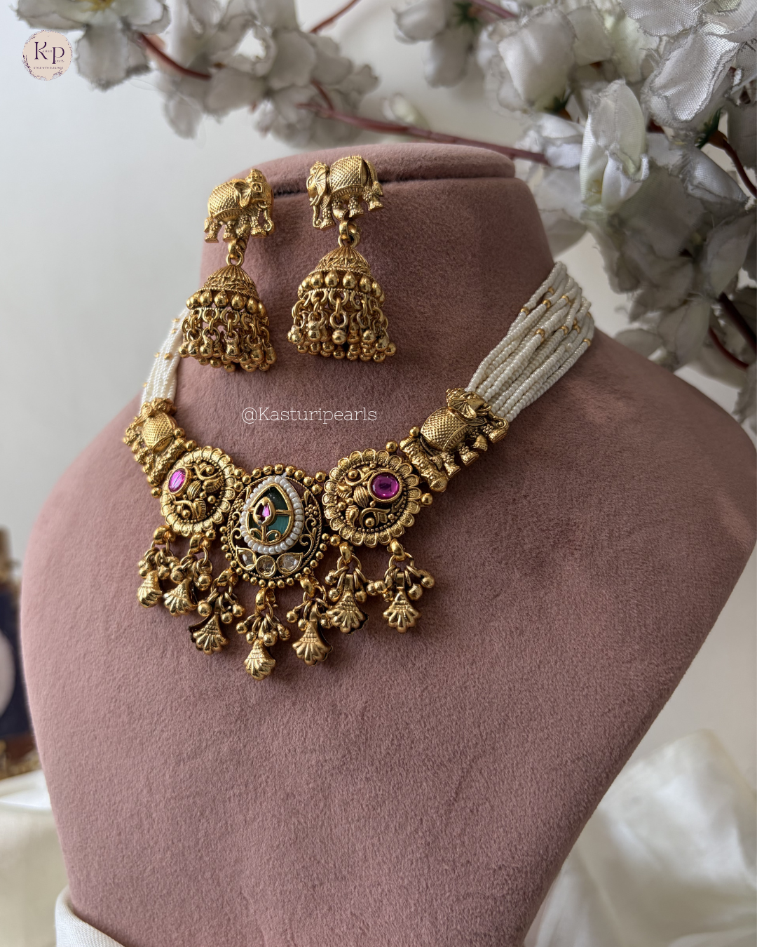 Nora Antique Heritage Necklace set