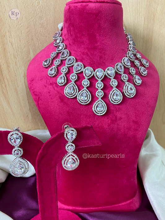 Prerna 2.0 American diamond Neckset