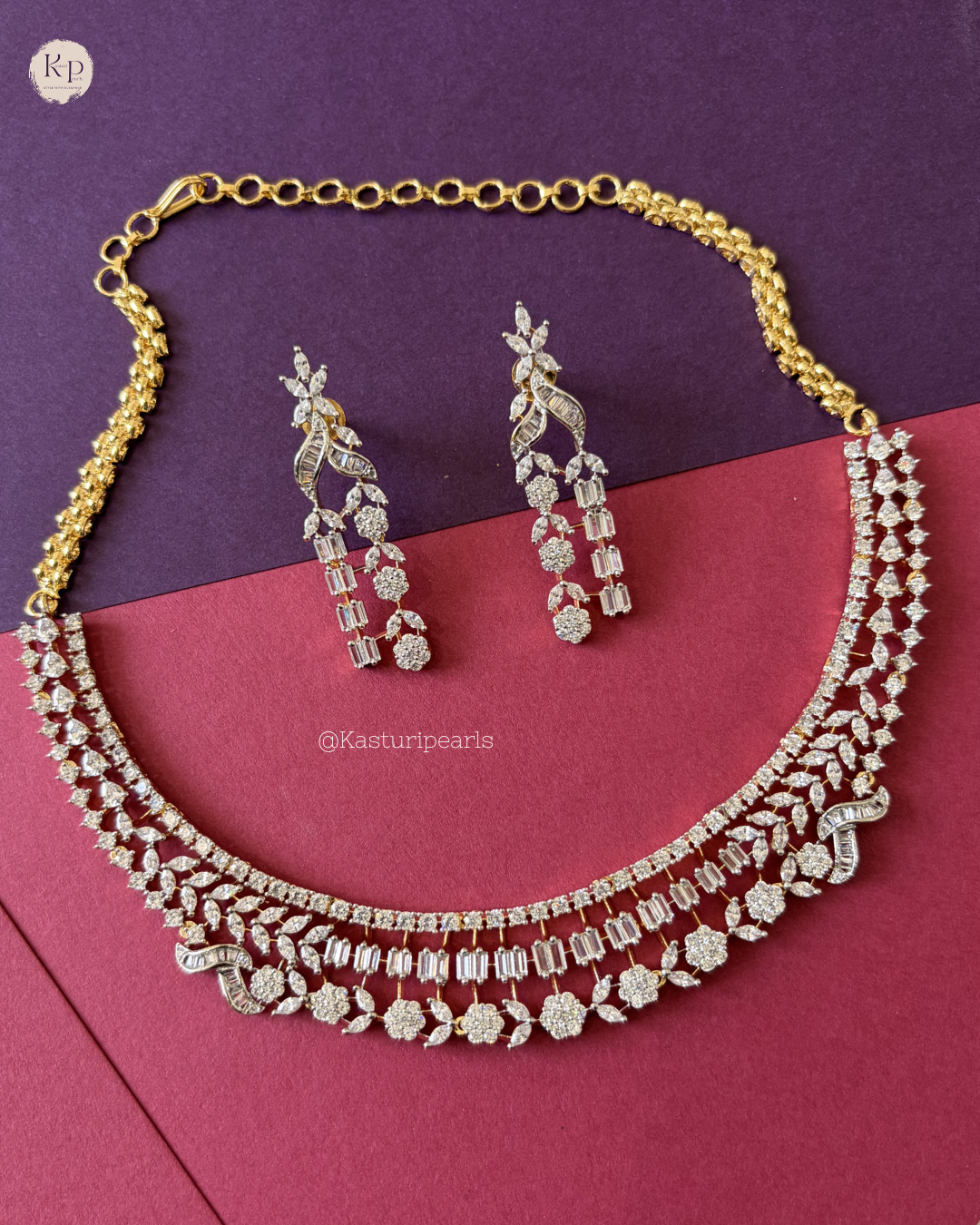 Purna Gold polish neckset
